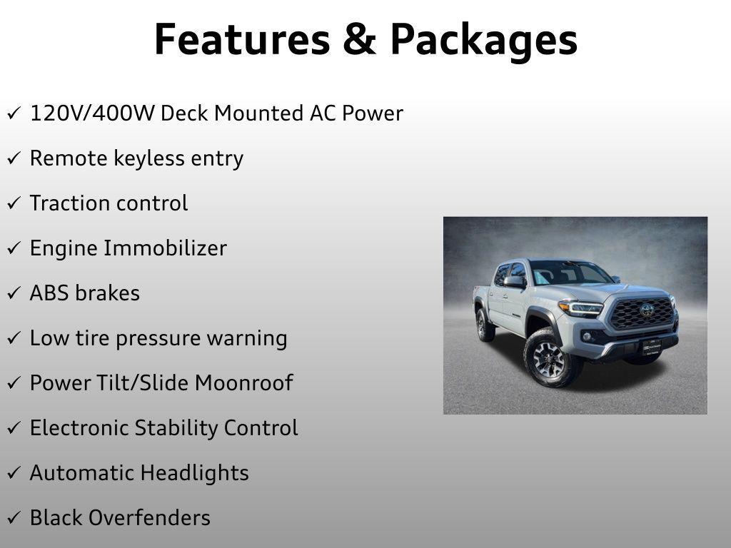 used 2021 Toyota Tacoma car, priced at $41,999