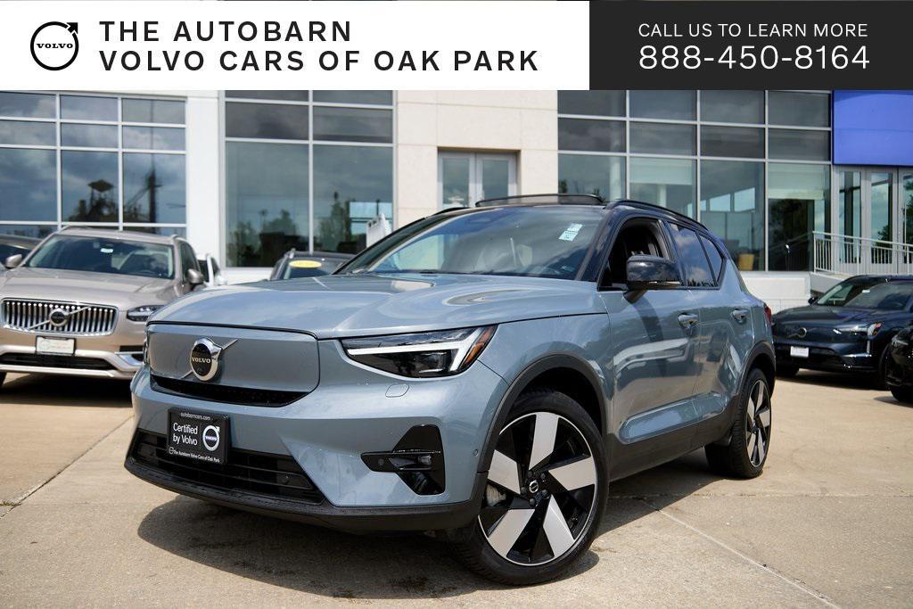 used 2023 Volvo XC40 Recharge Pure Electric car, priced at $36,295
