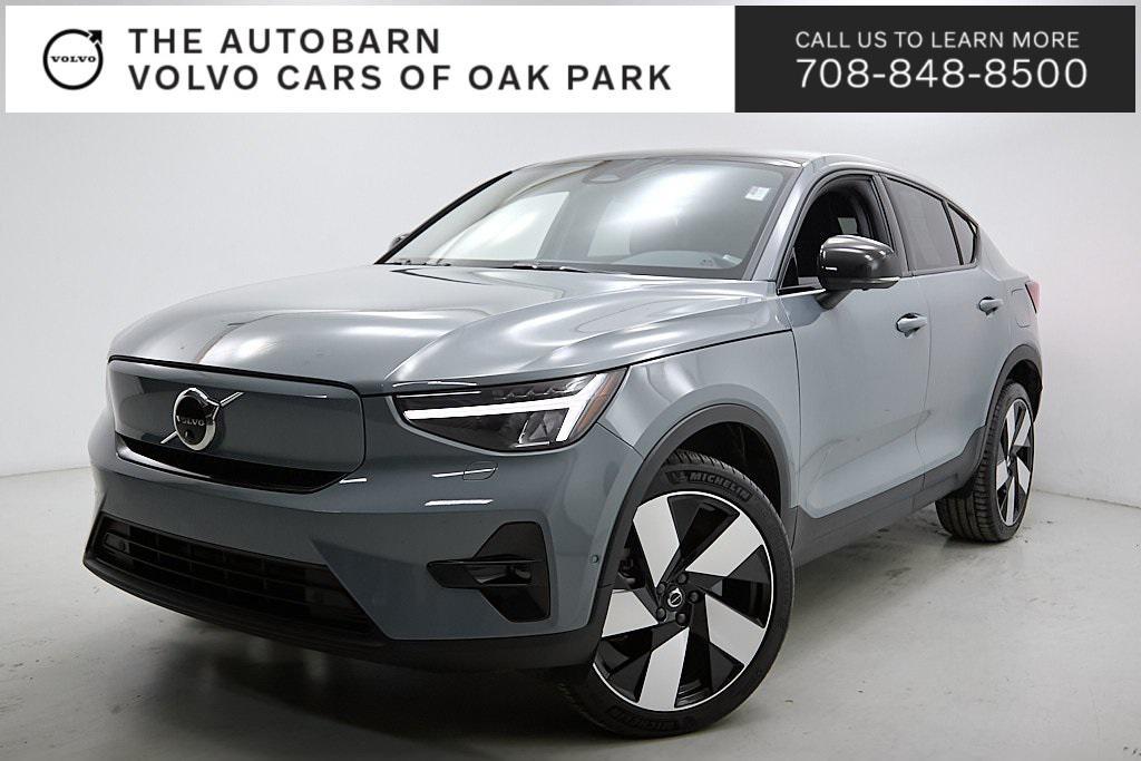 used 2023 Volvo C40 Recharge Pure Electric car, priced at $27,995