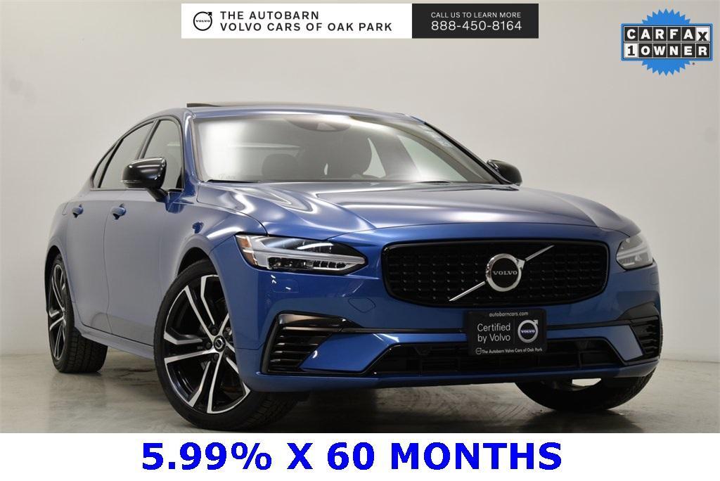 used 2021 Volvo S90 Recharge Plug-In Hybrid car, priced at $42,998