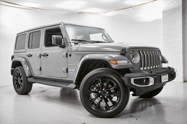 used 2021 Jeep Wrangler Unlimited 4xe car, priced at $33,798