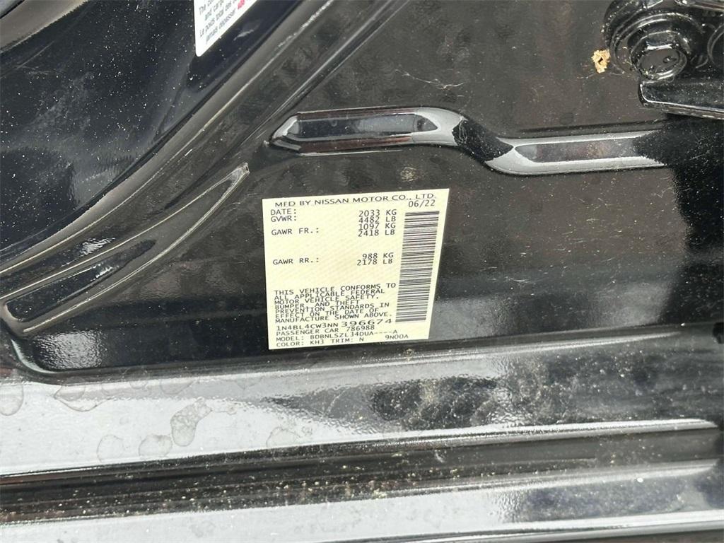 used 2022 Nissan Altima car, priced at $21,495
