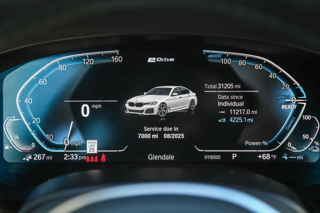 used 2022 BMW 530e car, priced at $37,771