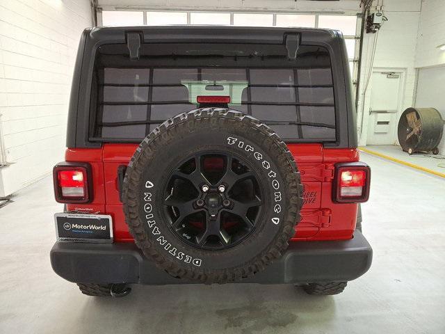 used 2021 Jeep Wrangler car, priced at $33,000