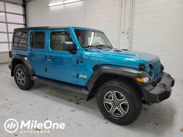 used 2020 Jeep Wrangler Unlimited car, priced at $27,000