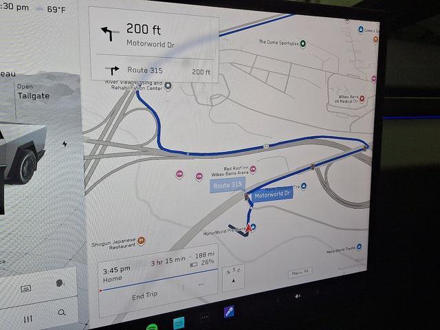 used 2025 Tesla Cybertruck car, priced at $76,100