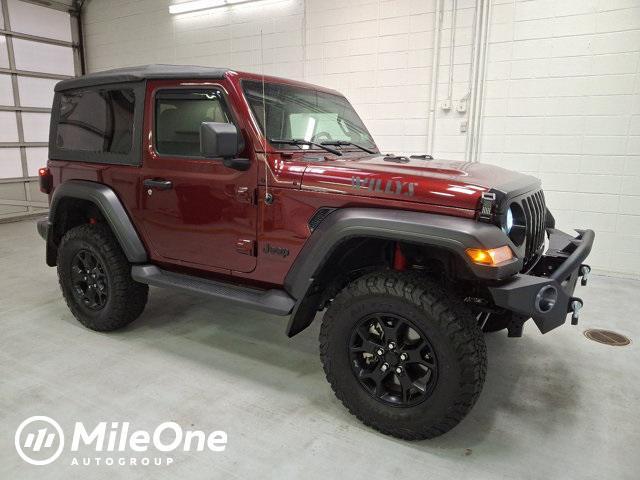 used 2021 Jeep Wrangler car, priced at $30,600