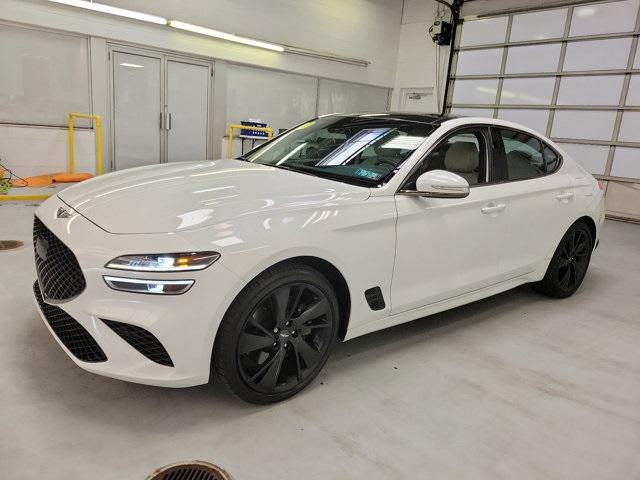 used 2022 Genesis G70 car, priced at $34,200