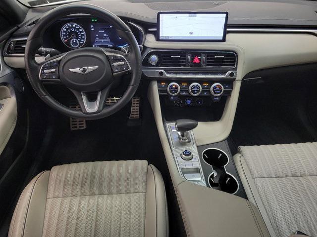 used 2022 Genesis G70 car, priced at $34,200