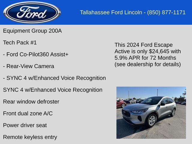 new 2024 Ford Escape car, priced at $24,645