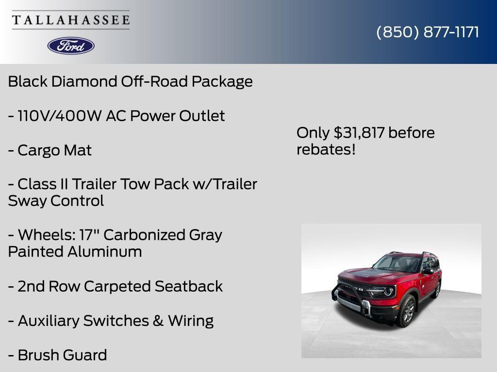 new 2025 Ford Bronco Sport car, priced at $31,817