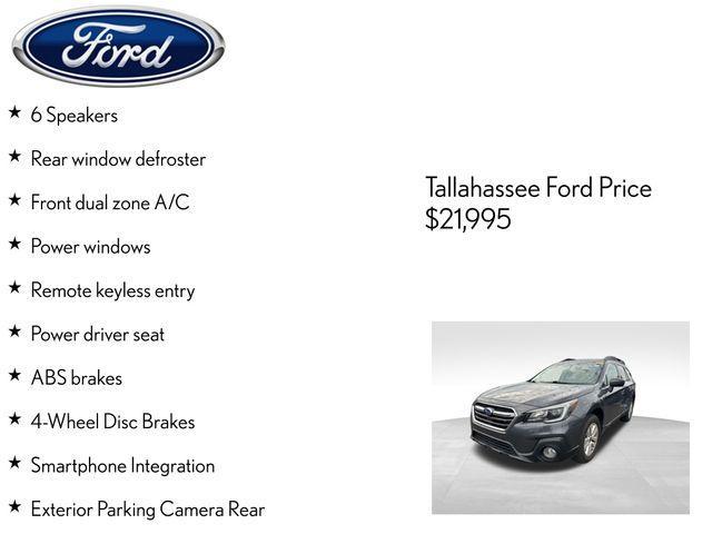 used 2018 Subaru Outback car, priced at $18,541