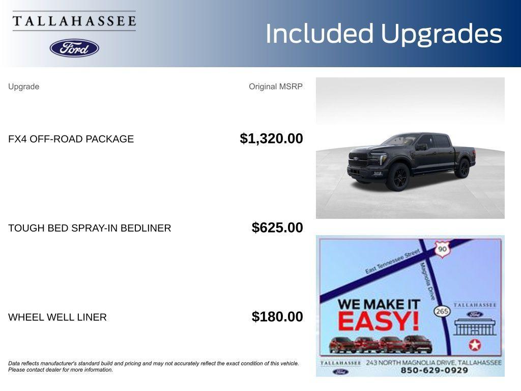 new 2025 Ford F-150 car, priced at $79,850