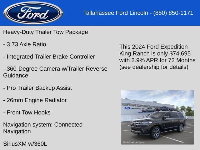 new 2024 Ford Expedition car, priced at $74,695