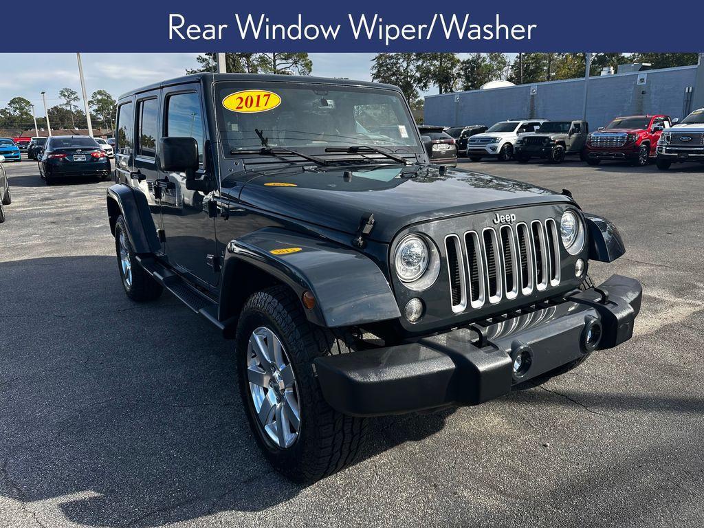 used 2017 Jeep Wrangler Unlimited car, priced at $17,721