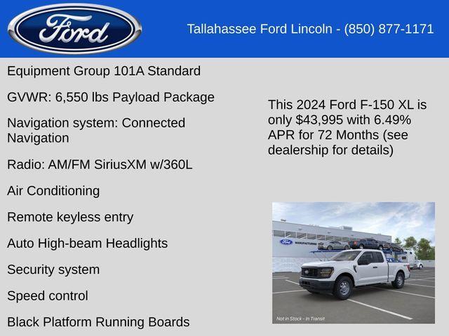 new 2024 Ford F-150 car, priced at $43,995