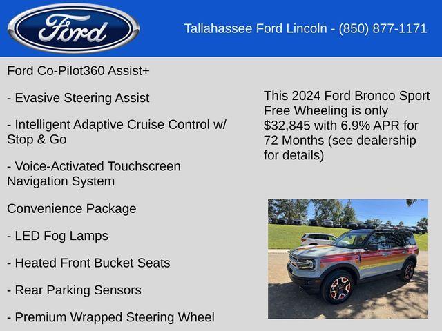 new 2024 Ford Bronco Sport car, priced at $30,095