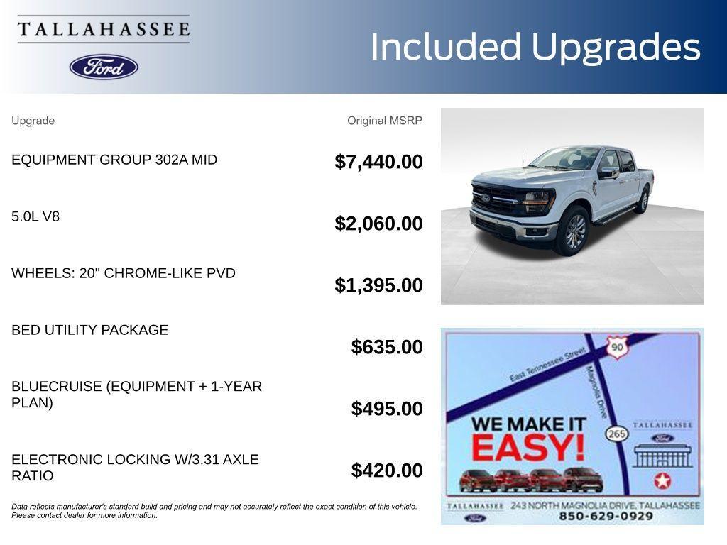new 2025 Ford F-150 car, priced at $52,696