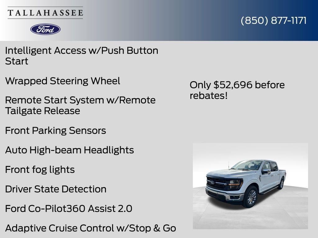 new 2025 Ford F-150 car, priced at $52,696