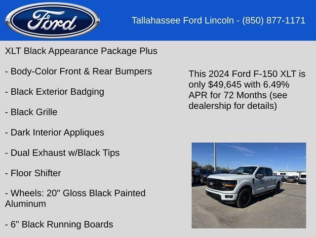 new 2024 Ford F-150 car, priced at $49,645