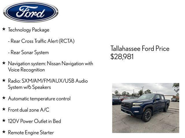 used 2022 Nissan Frontier car, priced at $28,981