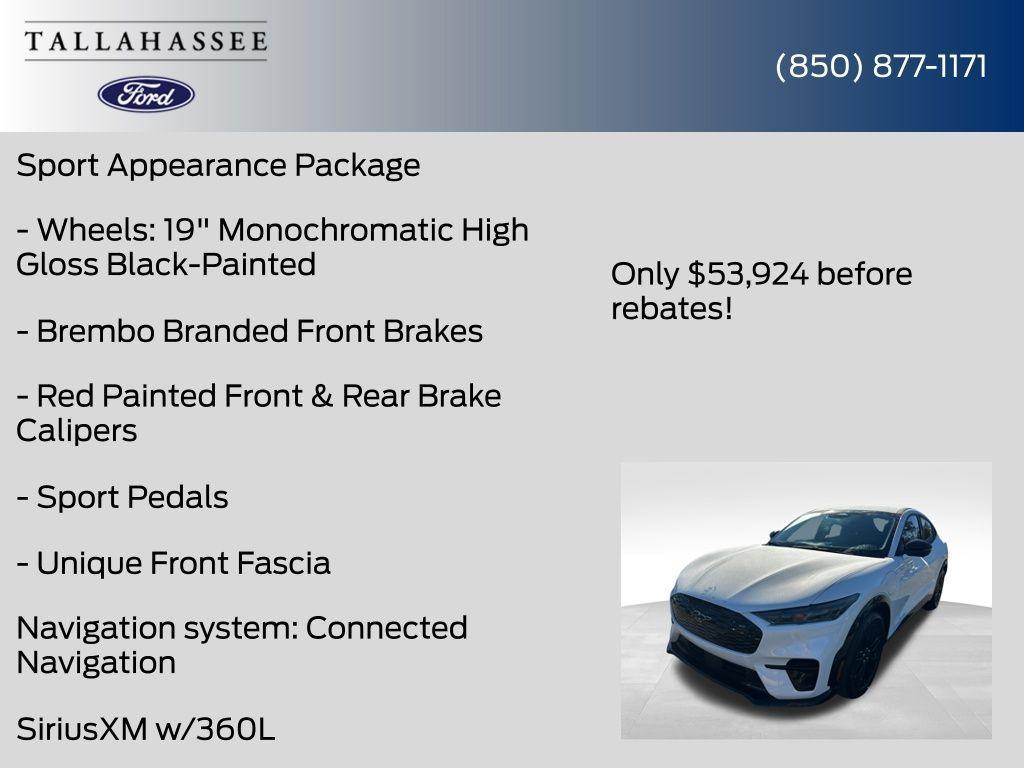 new 2025 Ford Mustang Mach-E car, priced at $47,930