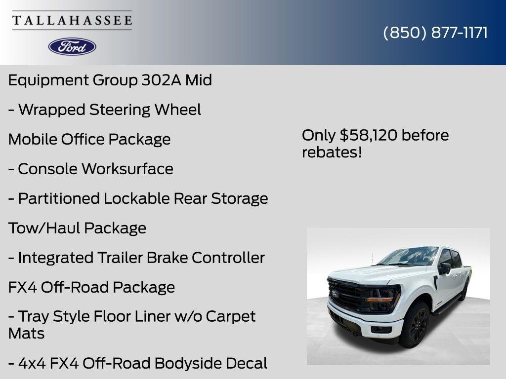 new 2025 Ford F-150 car, priced at $54,620