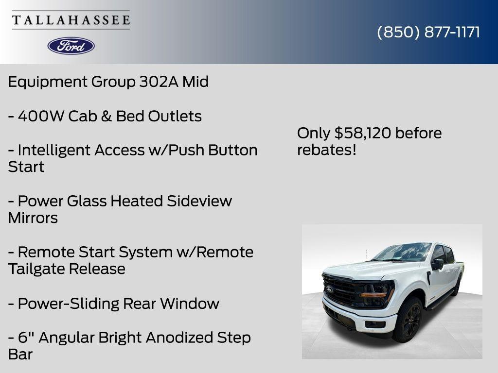 new 2025 Ford F-150 car, priced at $54,620
