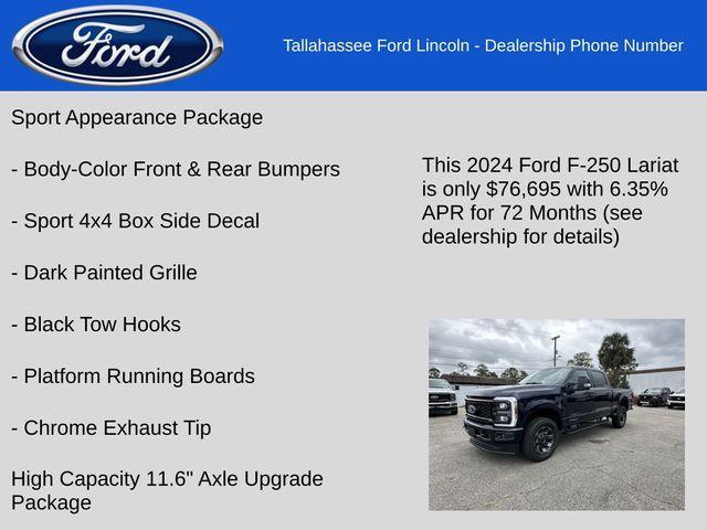 new 2024 Ford F-250 car, priced at $76,695