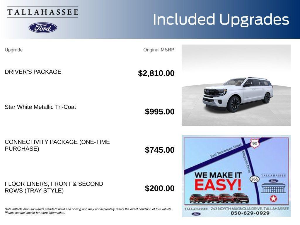 new 2025 Ford Expedition Max car, priced at $83,992