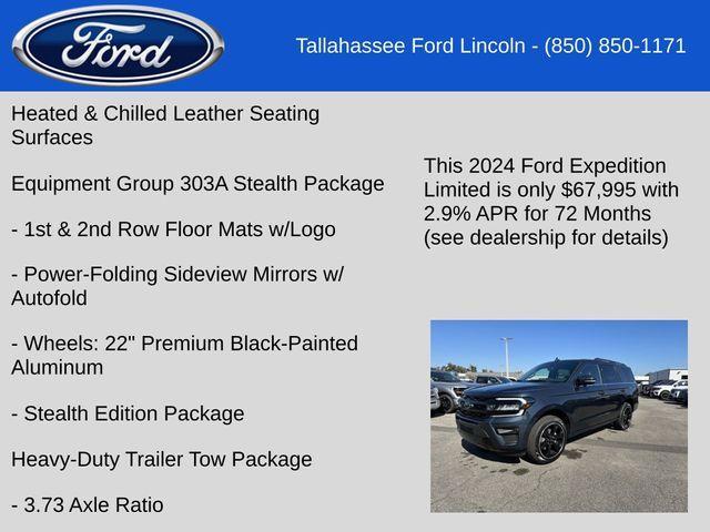 new 2024 Ford Expedition car, priced at $67,995