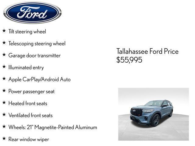 used 2025 Ford Explorer car, priced at $50,413