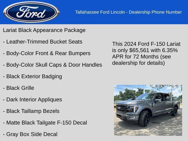 new 2024 Ford F-150 car, priced at $65,561