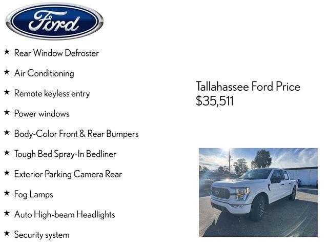 used 2021 Ford F-150 car, priced at $35,511