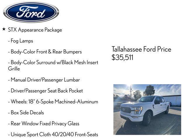 used 2021 Ford F-150 car, priced at $35,511