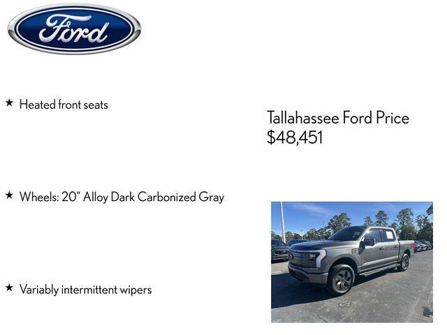 used 2023 Ford F-150 Lightning car, priced at $48,451