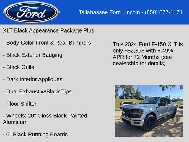 new 2024 Ford F-150 car, priced at $52,895