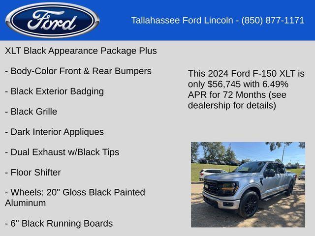 new 2024 Ford F-150 car, priced at $52,395