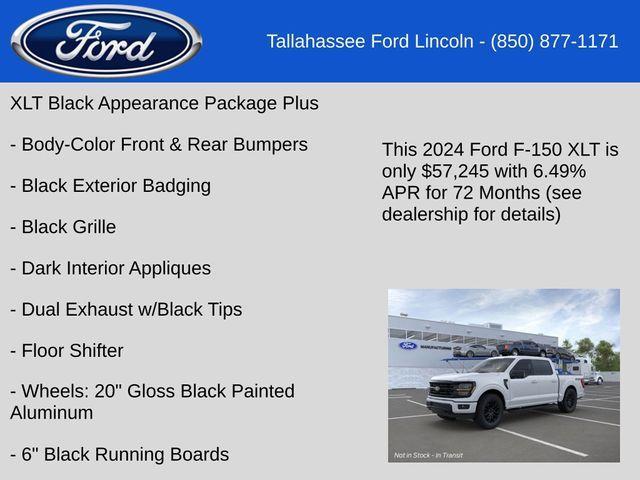 new 2024 Ford F-150 car, priced at $57,245