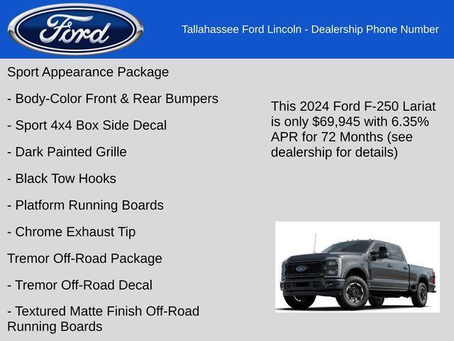 new 2024 Ford F-250 car, priced at $69,945