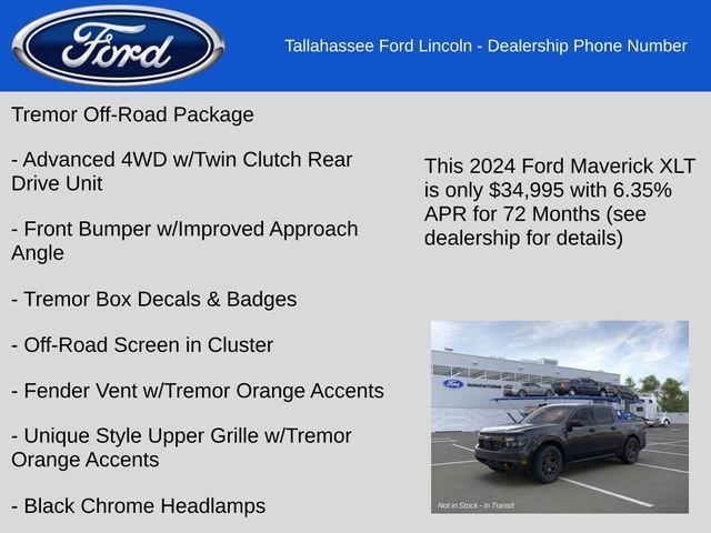 new 2024 Ford Maverick car, priced at $34,995