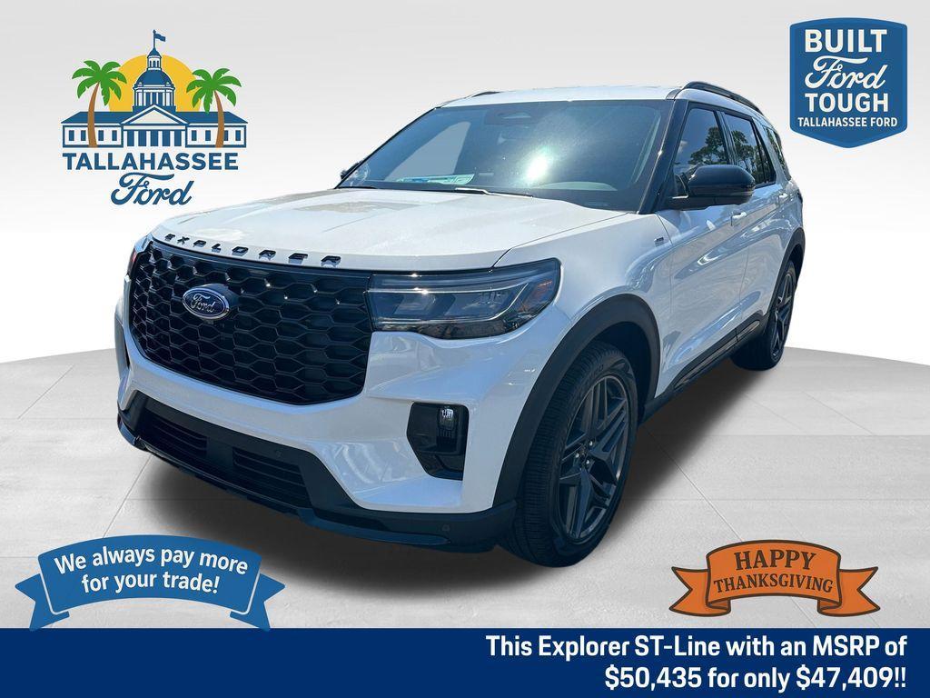 new 2025 Ford Explorer car, priced at $45,909