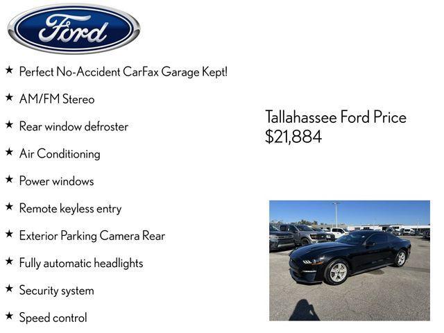 used 2020 Ford Mustang car, priced at $21,884