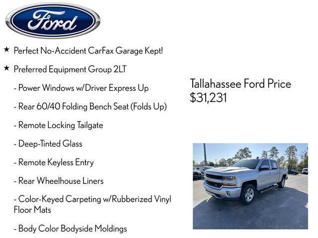 used 2018 Chevrolet Silverado 1500 car, priced at $31,231