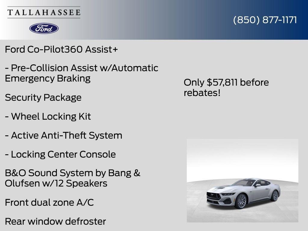 new 2025 Ford Mustang car, priced at $53,311