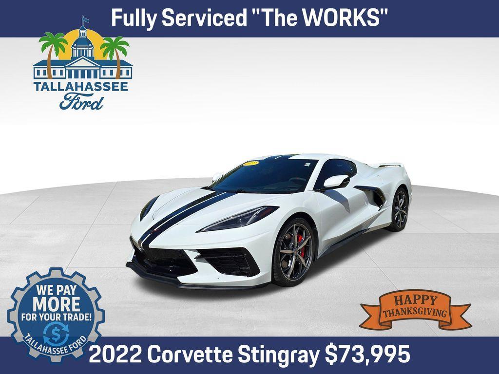used 2022 Chevrolet Corvette car, priced at $74,491