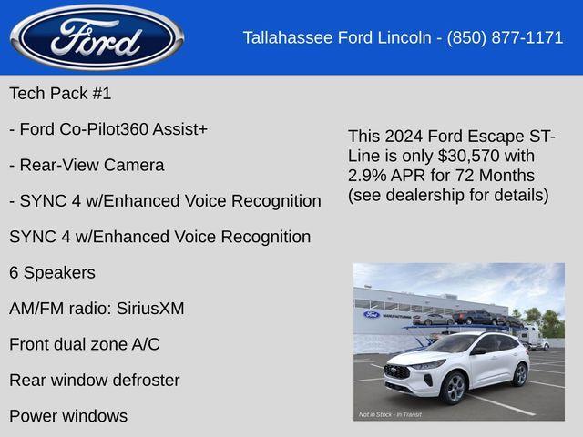 new 2024 Ford Escape car, priced at $30,570