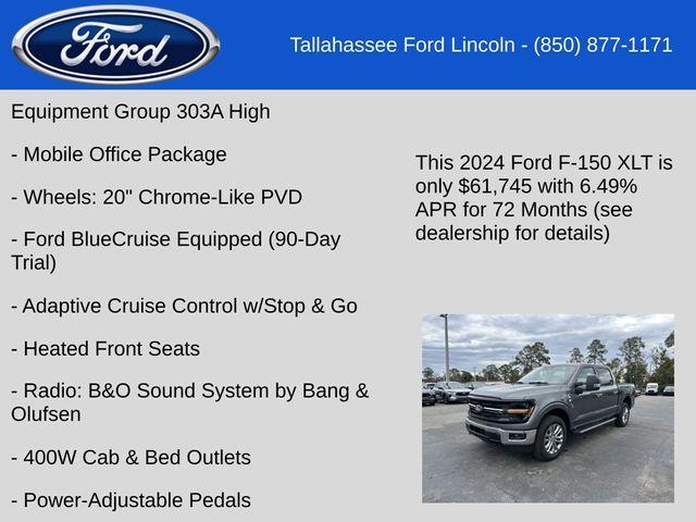 new 2024 Ford F-150 car, priced at $57,895