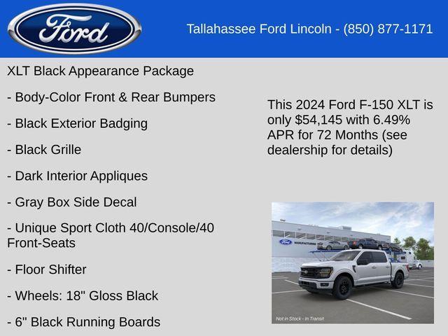 new 2024 Ford F-150 car, priced at $54,145