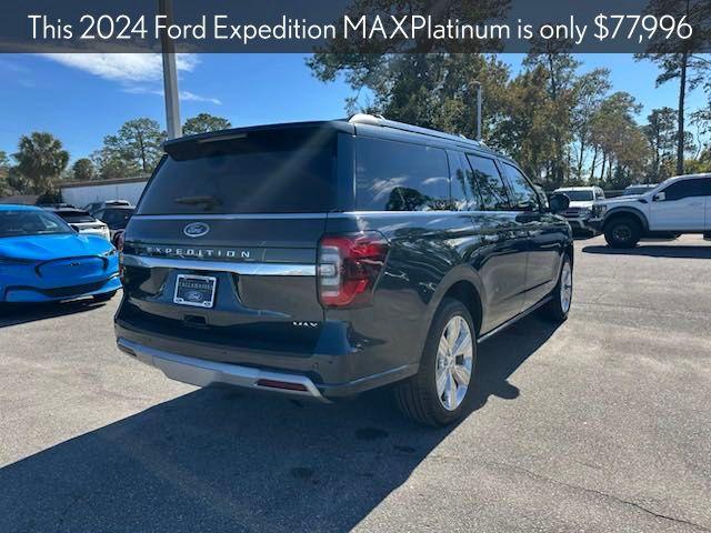 new 2024 Ford Expedition Max car, priced at $77,996